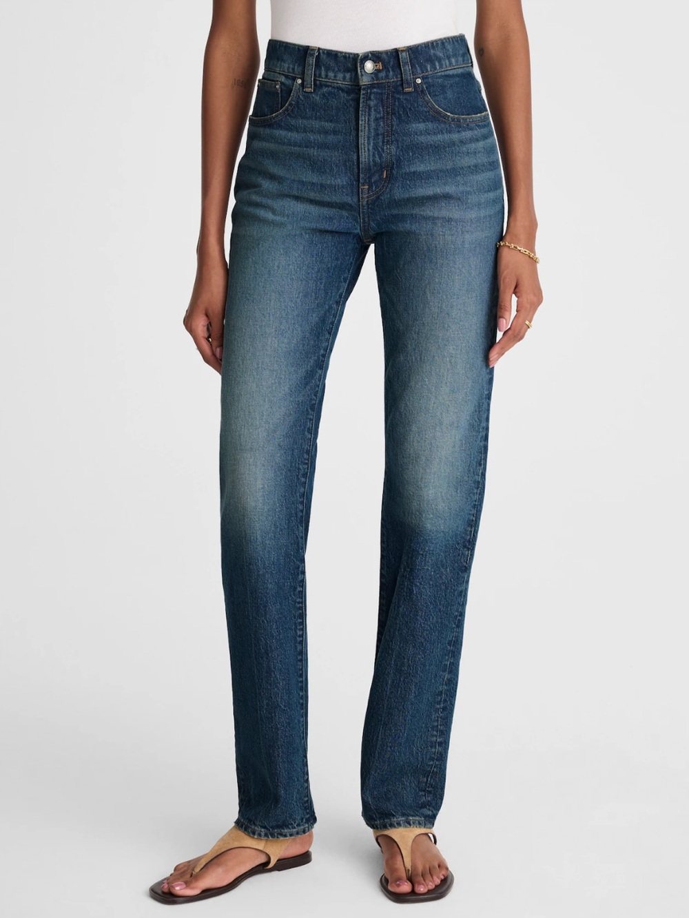 Madewell Longline Jean in Greendale Wash